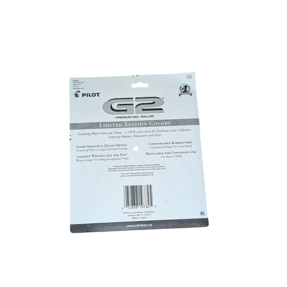 Pilot Premium G2 Gel Roller Pens Limited Edition Assorted Colors .07 MM Fine - Picture 2 of 2